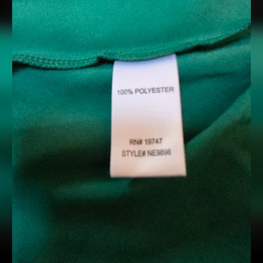 Nine 8 Emerald Green V-Neck Ruffle Strap Camisole - Picture 4 of 7